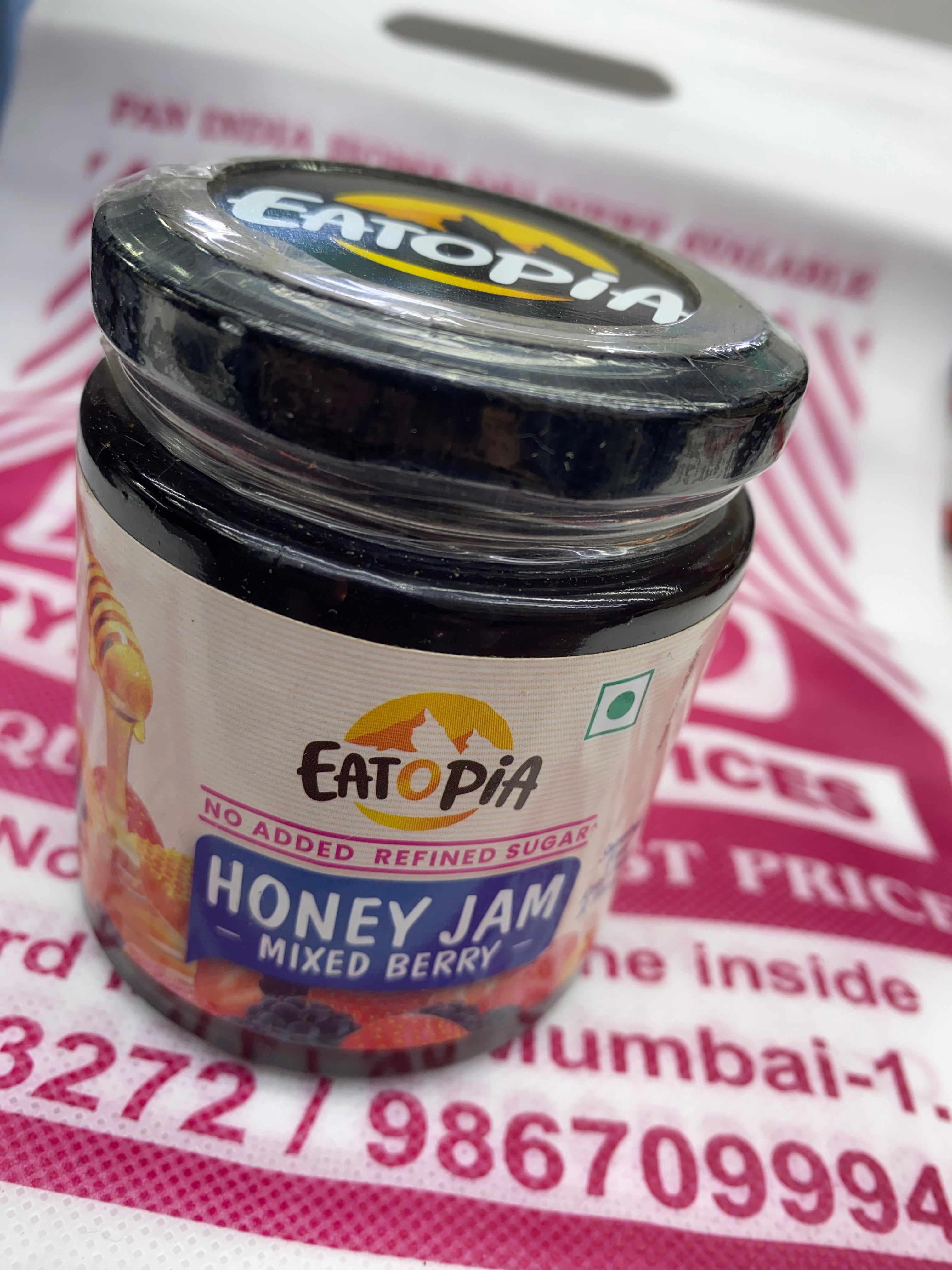 Eatopia Mix Berries Honey Jam (Sugarfree )